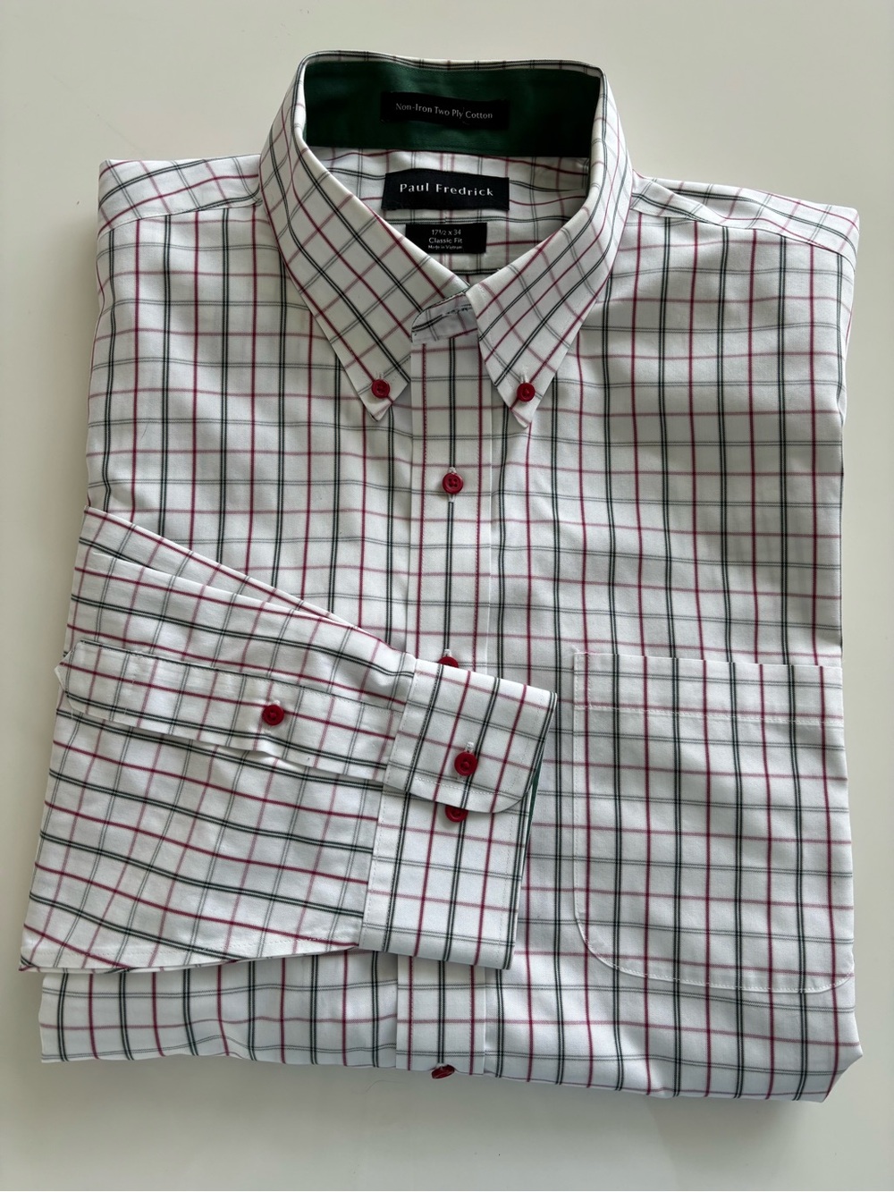Paul Fredrick Classic Fit Button Down Shirt